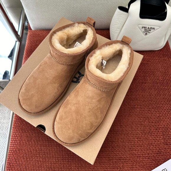UGG Classic Ultra Mini Boots chestnut - Picture 2 of 9
